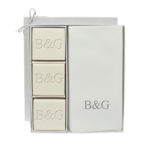 Eco-Luxury Courtesy Gift Set - Silver Initial & Initial