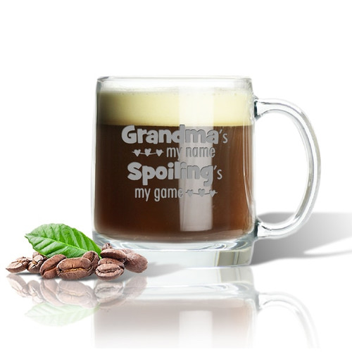 Large Mug (Glass) : Grandma'S My Name