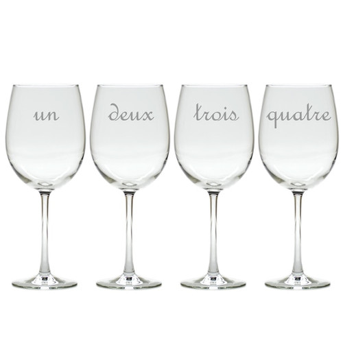 Un Deux Trois Wine Stemware - Set Of 4 (Glass)