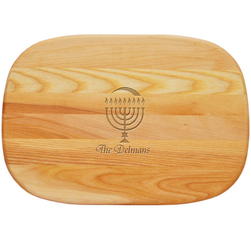 Everyday Board: Medium Personalized Menorah