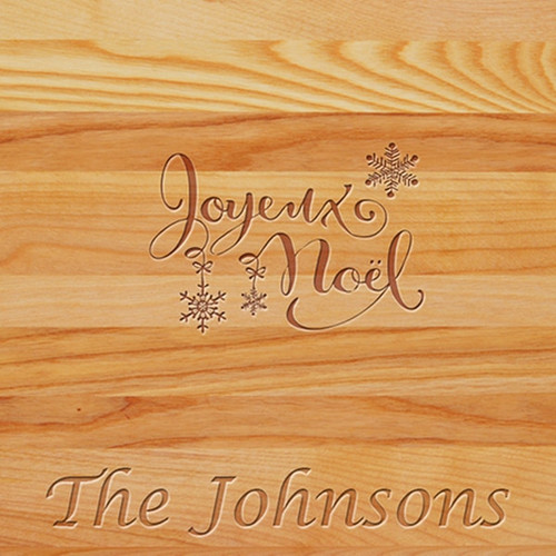 Cutting Board - Personalized (Joeux Noel Name)