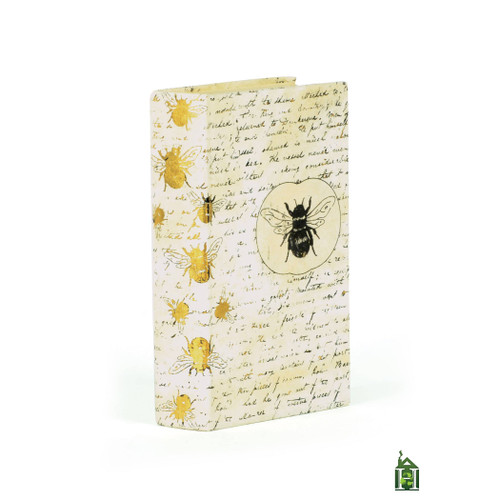Single Bumble Bee Gold Leaf Book