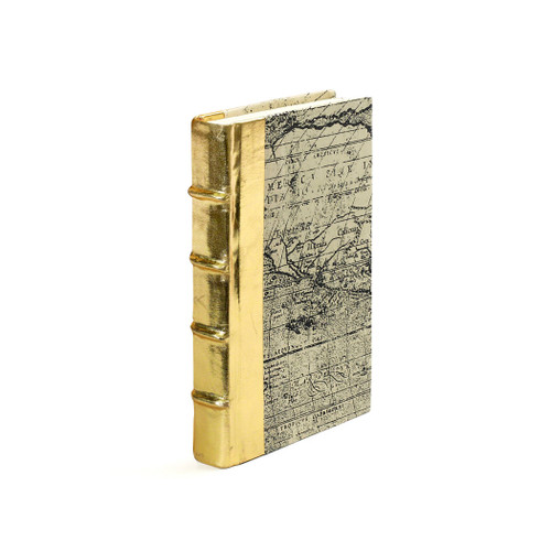 Single Metallic Gold Book