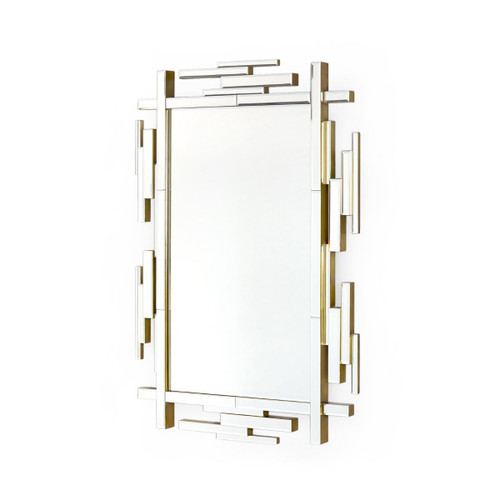 Edith Mirror, Polished Brass