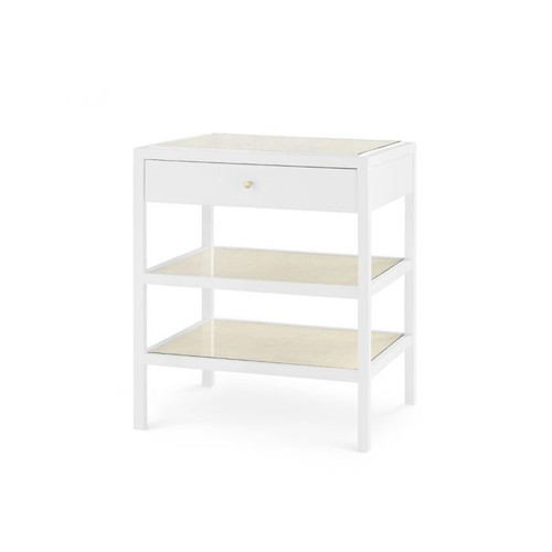 Caanan 1-Drawer Side Table - Vanilla