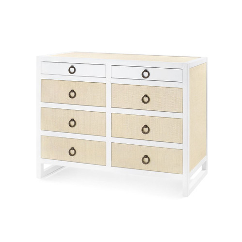 Mallet 8-Drawer, Vanilla