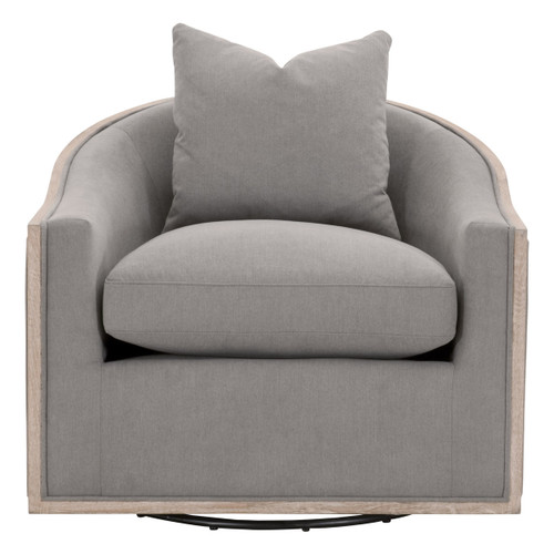 Essentials For Living - Paxton Swivel Club Chair in Peyton-Slate (6656.LPSLA/NG)