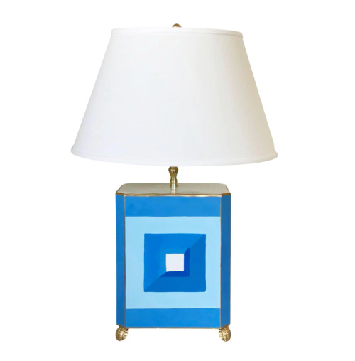 Dana Gibson - Gem Palace Lamp in Blue