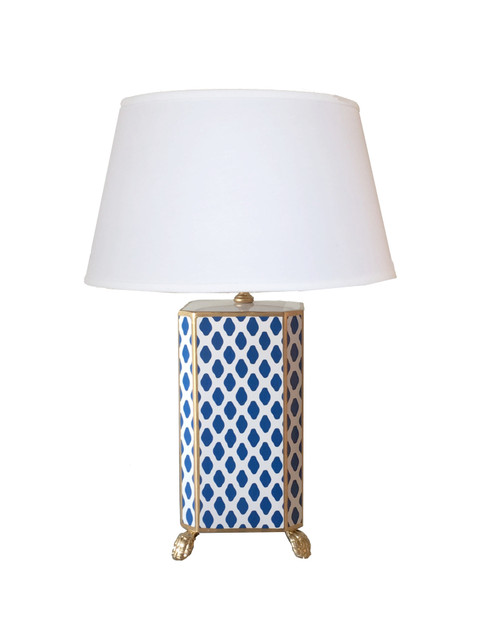 Dana Gibson - Navy Parsi Lamp