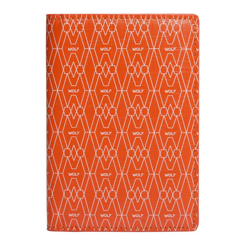 Wolf - Signature Passport Sleeve in Orange (776639)