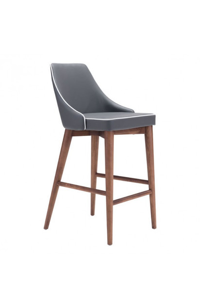 Zuo Modern Moor Counter Chair Dark Gray