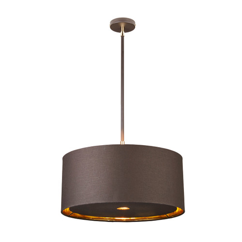 Elstead Lighting Balance Brown/Polished Brass Pendant