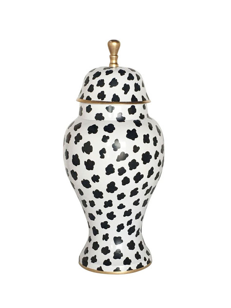 Dana Gibson - Black Fleck Ginger Jar