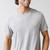 Cozy Earth Men's Stretch-Knit Bamboo Lounge Tee - Grey