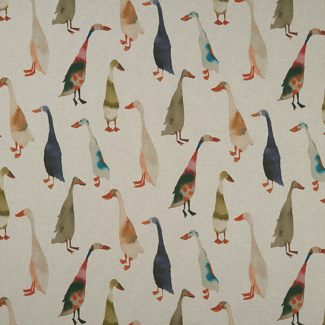 F1171/01.Cac.0 Riverside in Linen By Clarke & Clarke