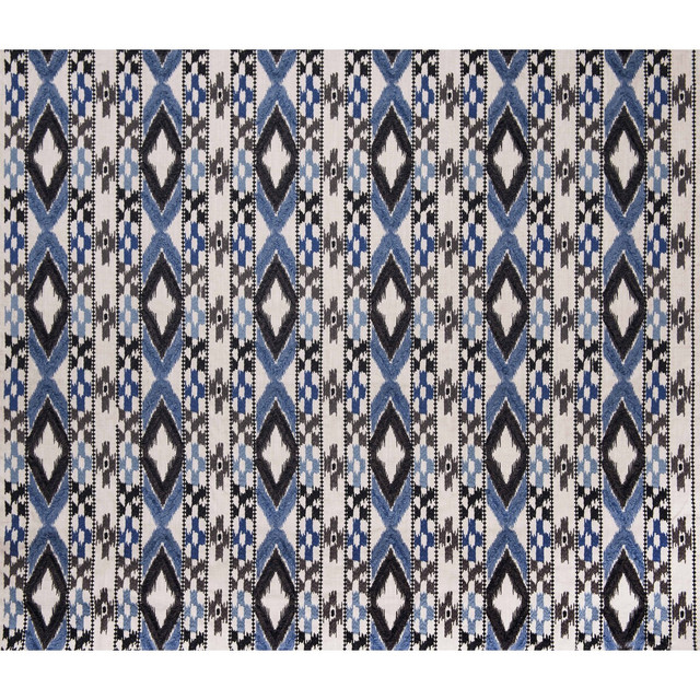 Gdt5403.1.0 Queen in Azul/Black By Gaston Y Daniela