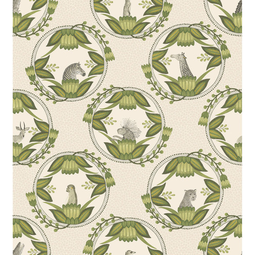 Ardmore Cameos - Stone & Green By Cole & Son