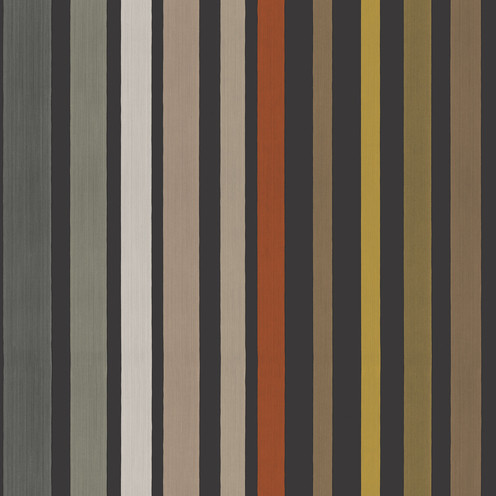 Carousel Stripe - Charcoal By Cole & Son
