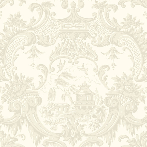 Chippendale China - Ivory By Cole & Son