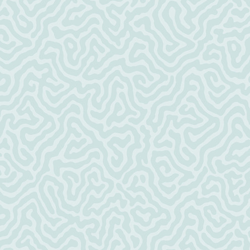 Coral - Print Room Blue By Cole & Son