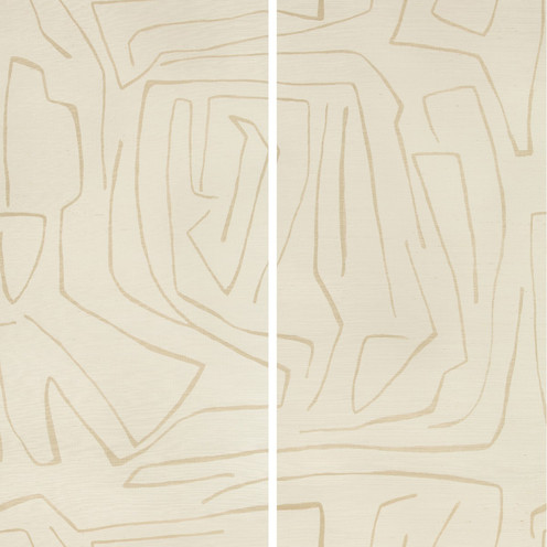 Graffito Ii - Parchment By Groundworks