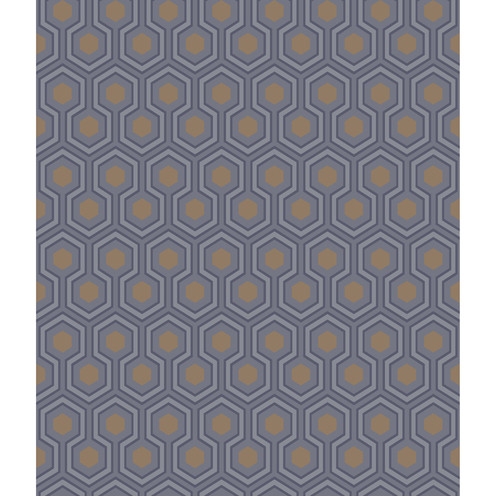 Hicks Hexagon - Dk Gry/Bronz By Cole & Son