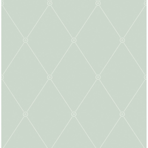 Large Georgian Rope Trellis - Duck Egg By Cole & Son