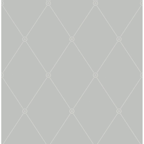 Large Georgian Rope Trellis - Grey By Cole & Son