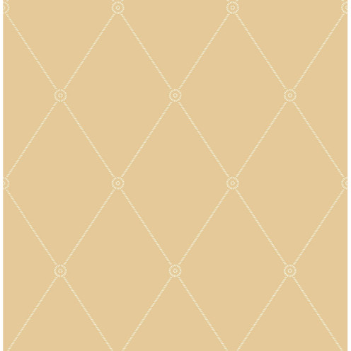 Large Georgian Rope Trellis - Yellow By Cole & Son