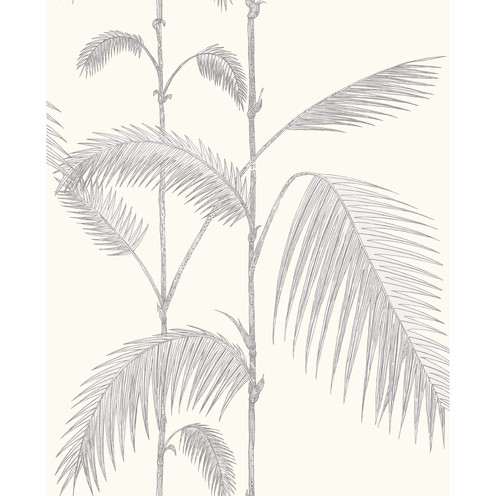 Palm Leaves - Grey/White By Cole & Son