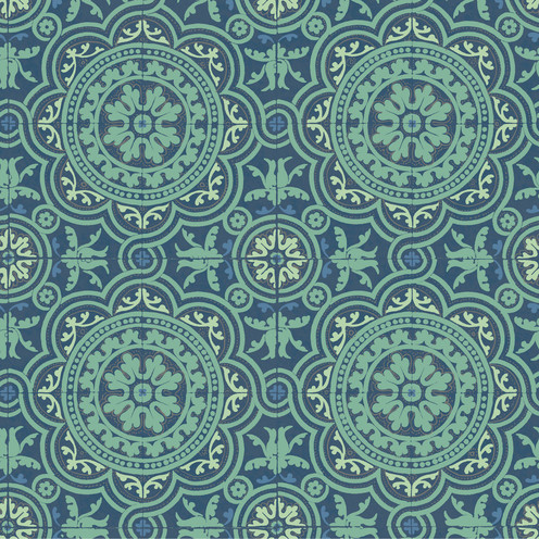 Piccadilly - Teal And Gold By Cole & Son