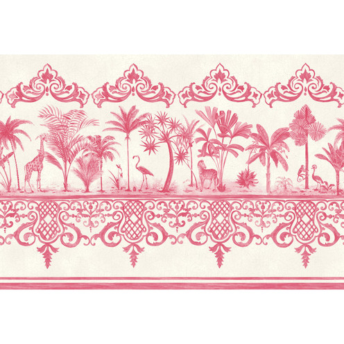 Rou Border - Rose Pink By Cole & Son