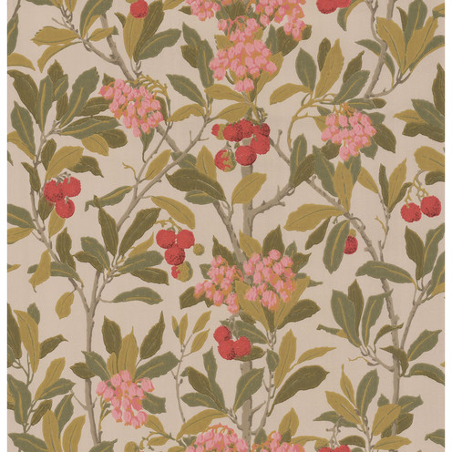 Strawberry Tree - Pink & Linen By Cole & Son