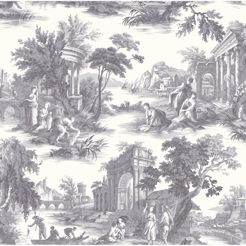 Villandry - Charcoal By Cole & Son