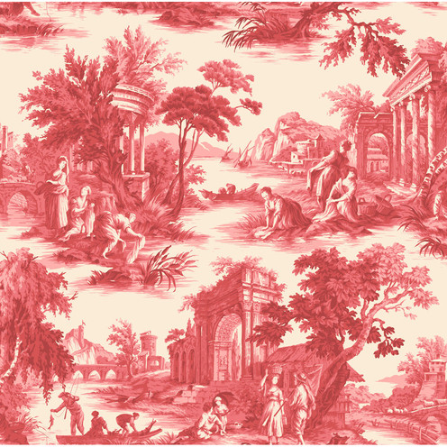 Villandry - Red By Cole & Son