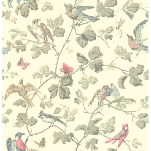 Winter Birds - Linen By Cole & Son