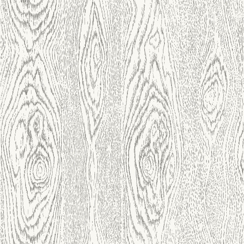 Wood Grain - Black And White By Cole & Son