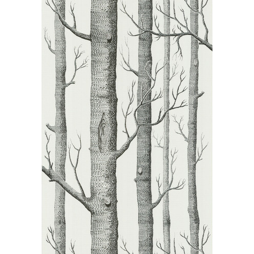 Woods - Onyx/White By Cole & Son