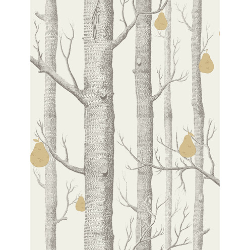 Woods & Pears - Charcl/Lin/Gld By Cole & Son
