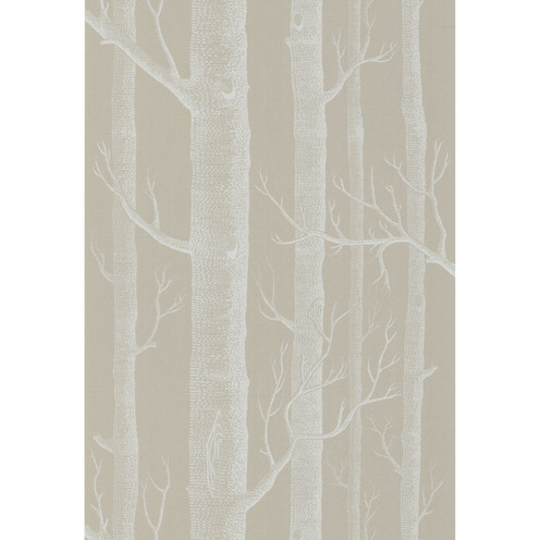 Woods - White/Taupe By Cole & Son