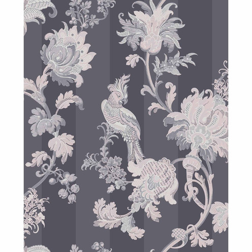 Zerzura - Slate Grey & Blush Pink By Cole & Son