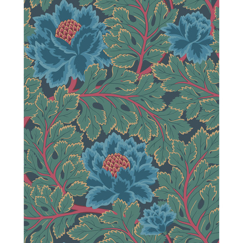Aurora - Petrol/Teal/Ink By Cole & Son