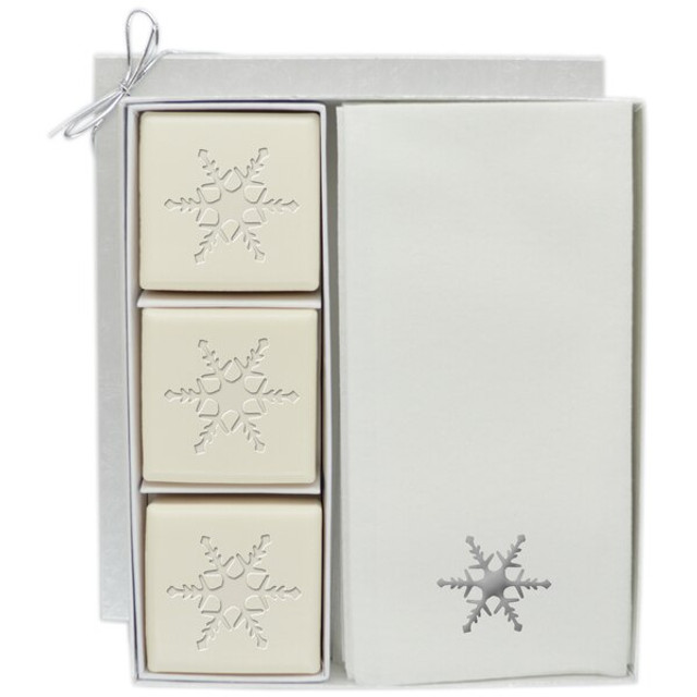 Eco-Luxury Courtesy Gift Set - Silver Snowflake