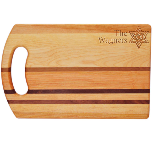 Integrity Bread Board 14'' X 9'' - Personalized Fancy Star Of David Integrity Bread Board 14'' X 9'' - Personalized Fancy Star Of David