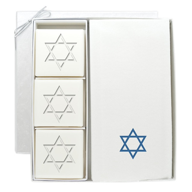 Signature Spa Courtesy Gift Set - Blue Or Silver Star Of David