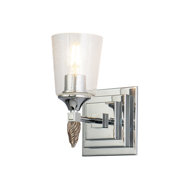 Vetiver 1 Light Wall Sconce in Silver By Lucas + McKearn Vetiver 1 Light Wall Sconce in Silver By Lucas + McKearn