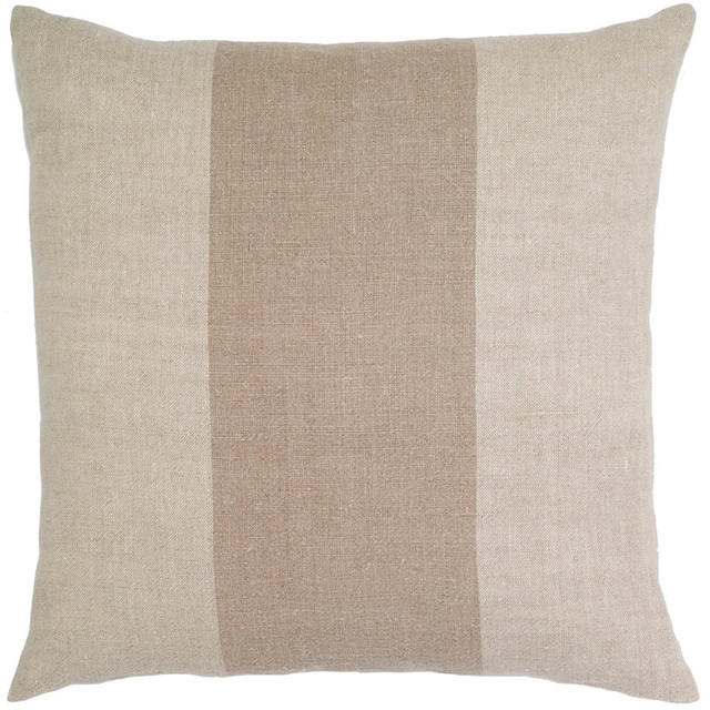 Natural Linen Stripes Pillow