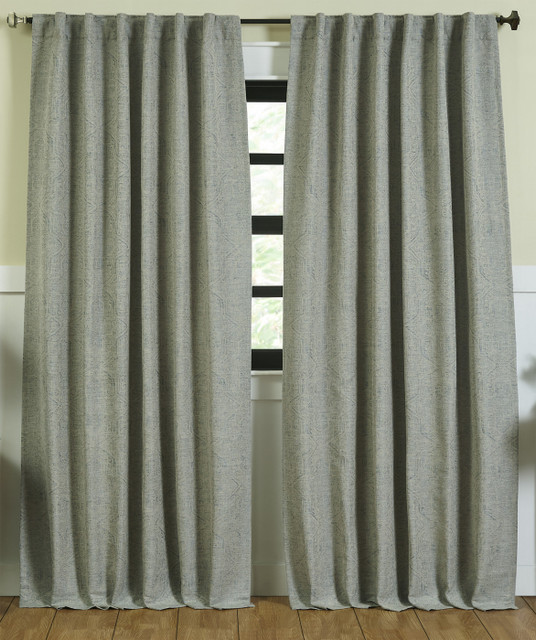 Calypso Medallion Motif Curtain in Ivory by India's Heritage Calypso Medallion Motif Curtain in Ivory by India's Heritage