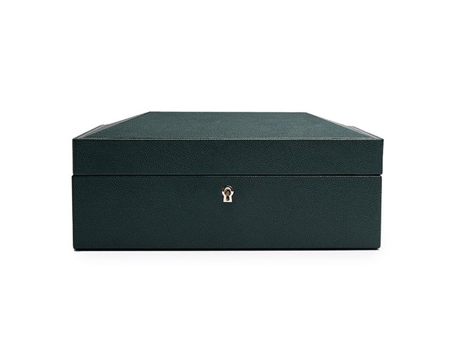 British Racing Green 8 Piece Watch Box