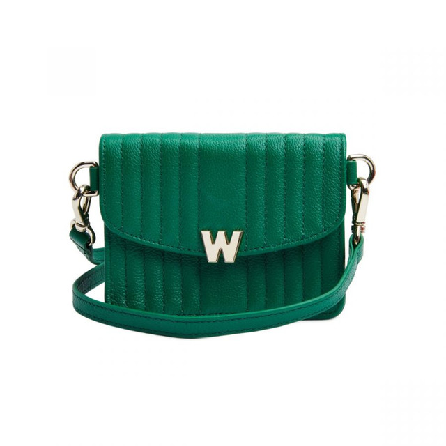 Leather Crossbody Bag Forest Green